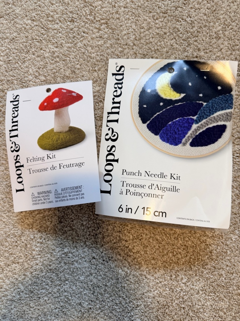 Loops & Threads Felting & Punch Needle crafts